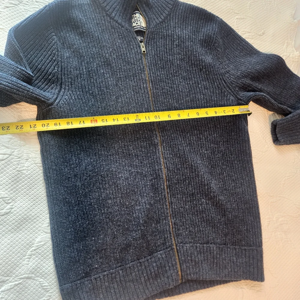 Men's Navy Full-Zip Sweater